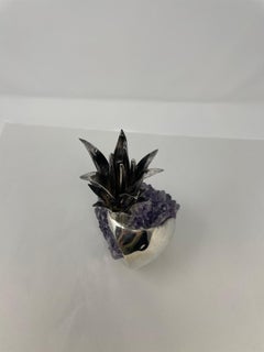 Ananas aus Sterling und Amethyst von Grupo Gal