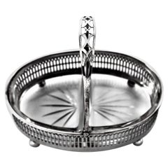 Sterling and Crystal Basket