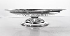 Sterling and Crystal Cake Plate