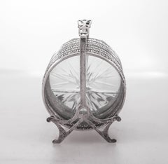 Sterling and Crystal Coasters