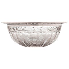 Sterling and Crystal Hawkes Bowl