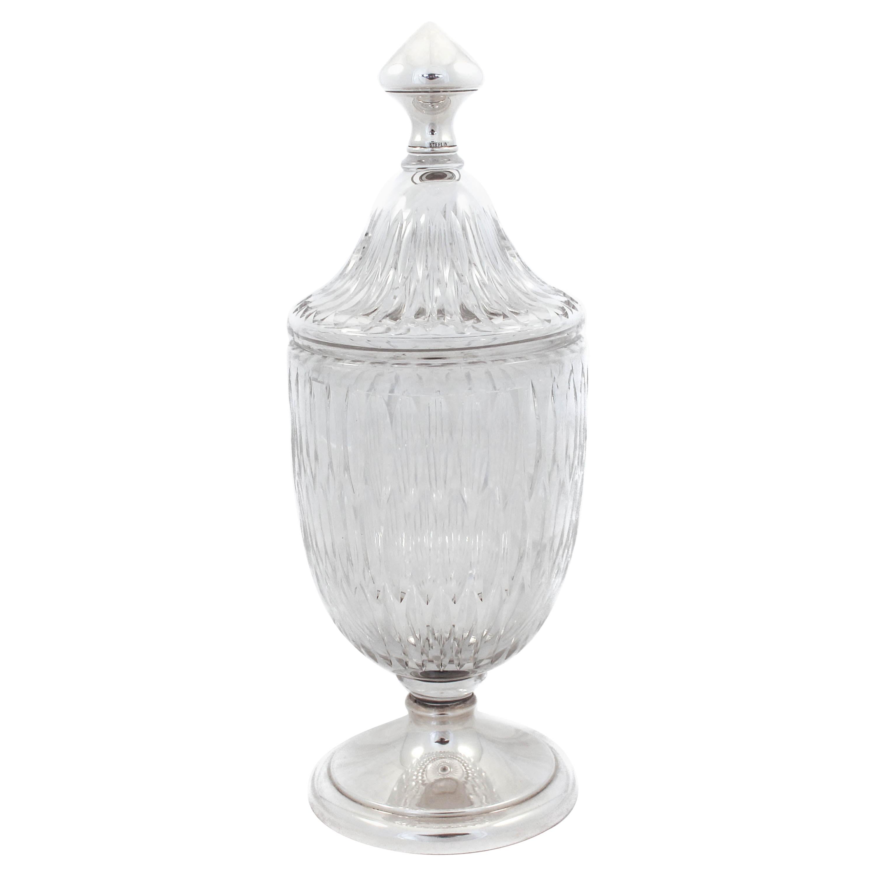 Sterling and Crystal Hawkes Urn