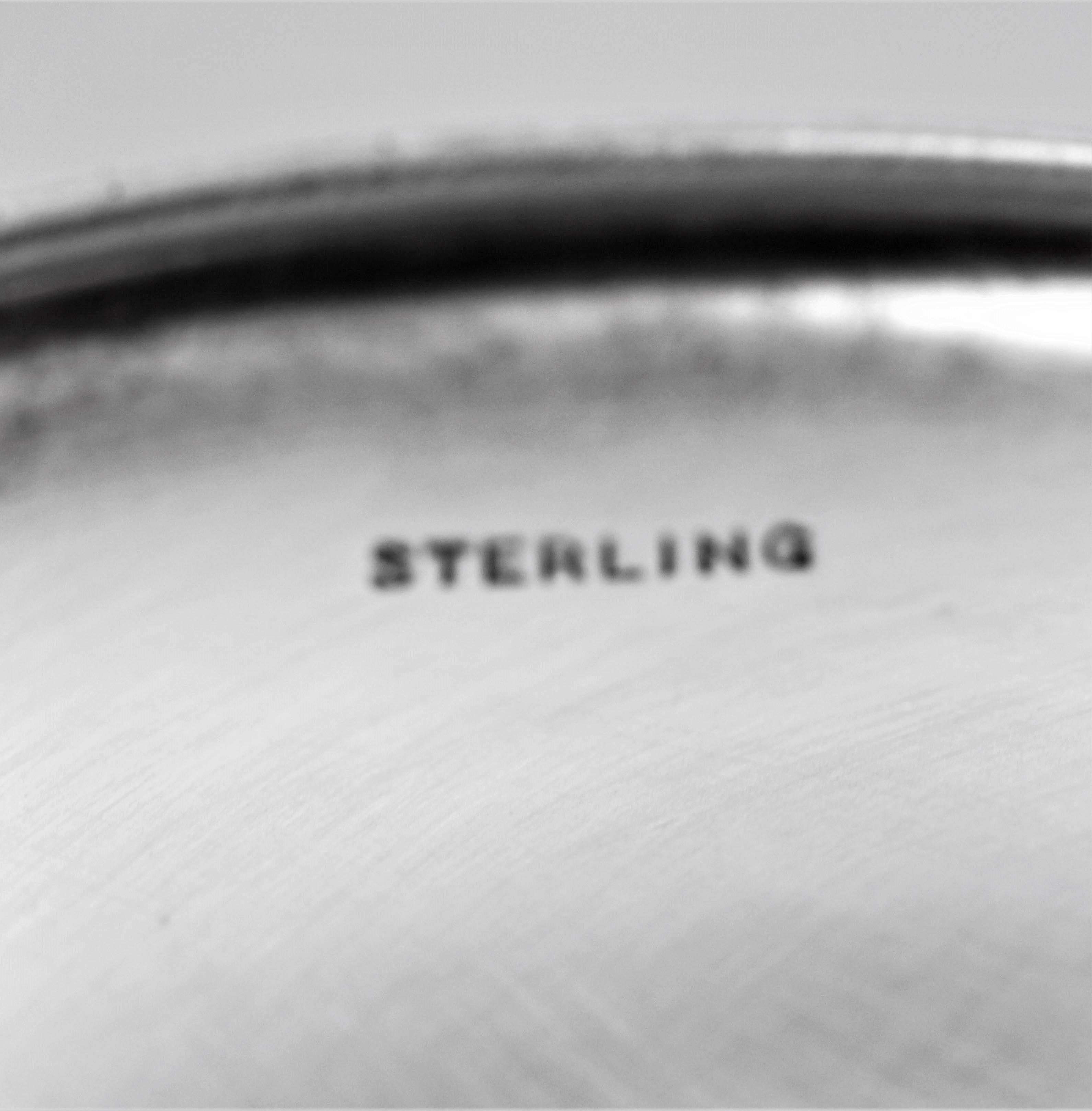 Sterling Silver Sterling and Crystal Jar