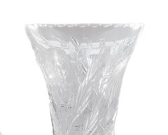 Vaso in argento e cristallo