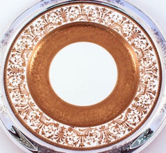 Sterling and Porcelain Tray