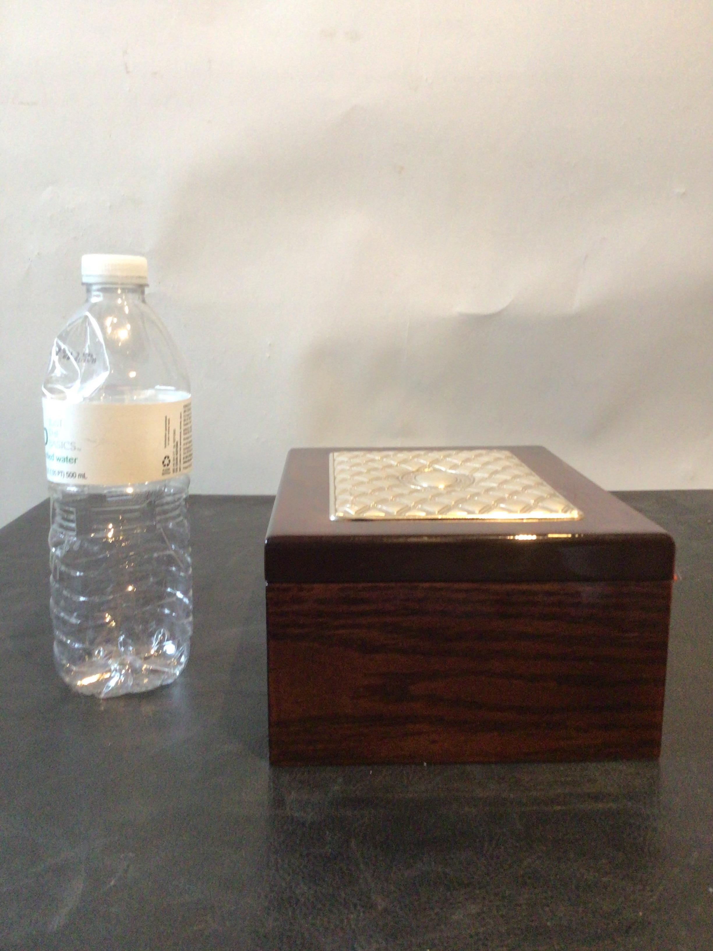 Contemporary Sterling and Wood Box by Hadad