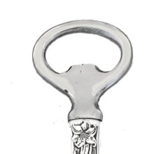 Ouvre-bouteille Art Nouveau en argent sterling