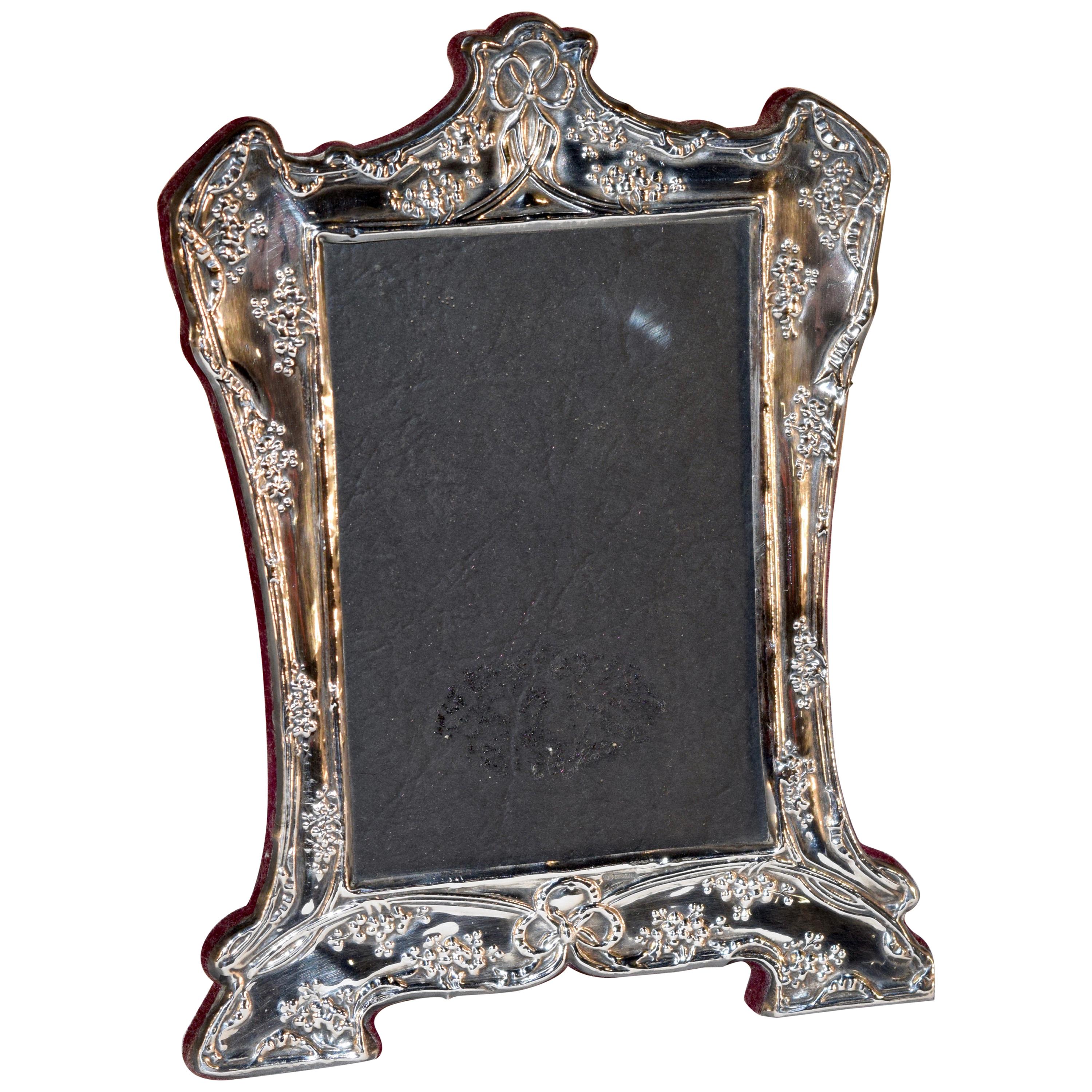 Sterling Art Nouveau Picture Frame