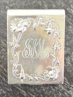 Sterling Art Nouveau Vesta Case