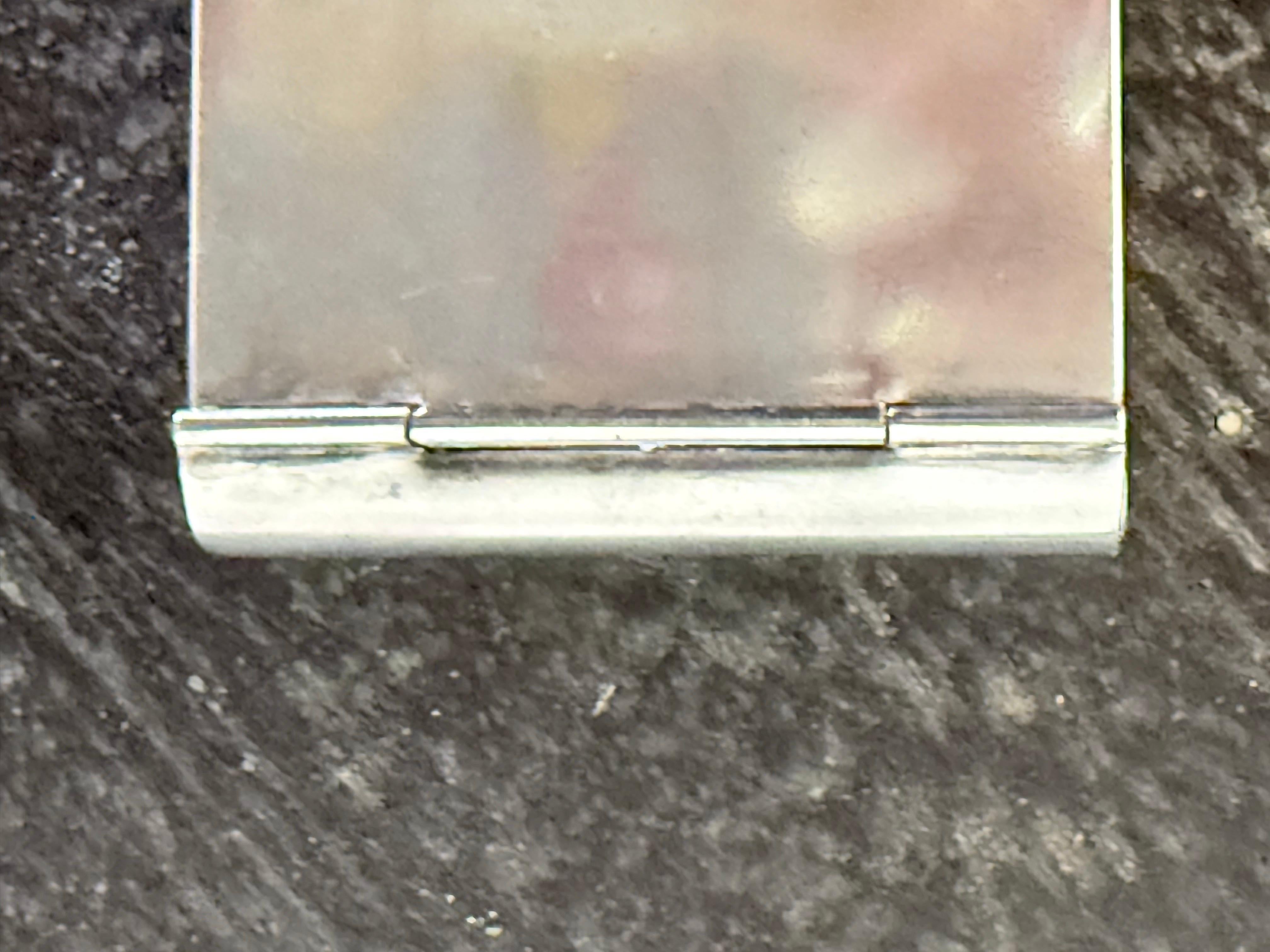 Sterling Silver Sterling Art Nouveau Vesta Case For Sale