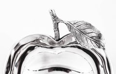 Sterling Arts & Crafts Apple Dish