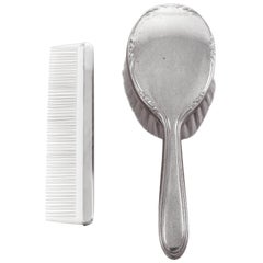 Sterling Baby Brush and Comb Set