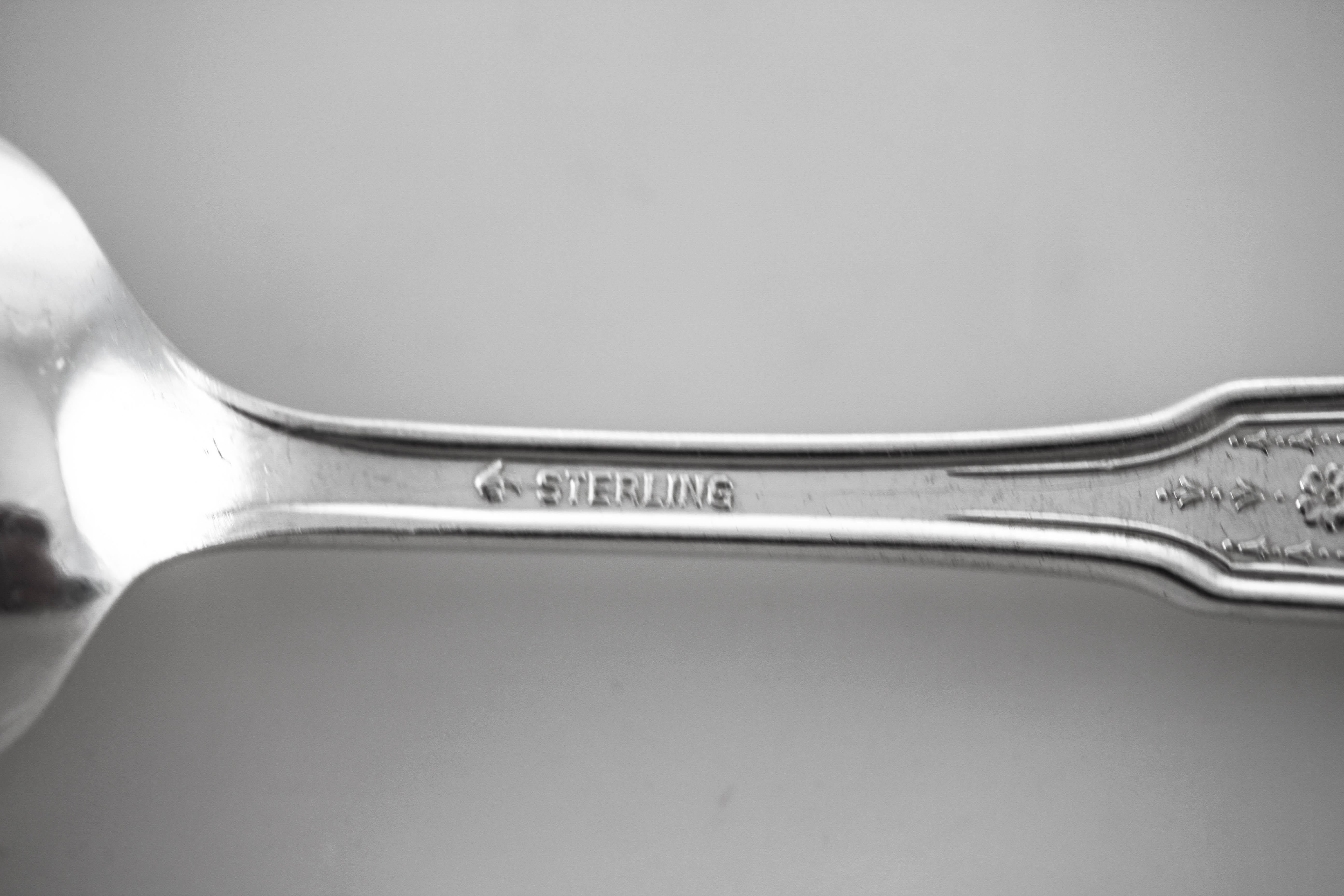 Mid-20th Century Sterling Baby Set For Sale