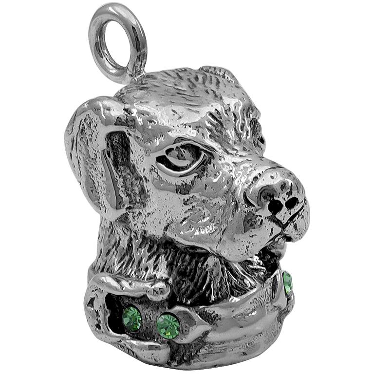 Sterling Barry Kieselstein-Cord Dog Pendant For Sale