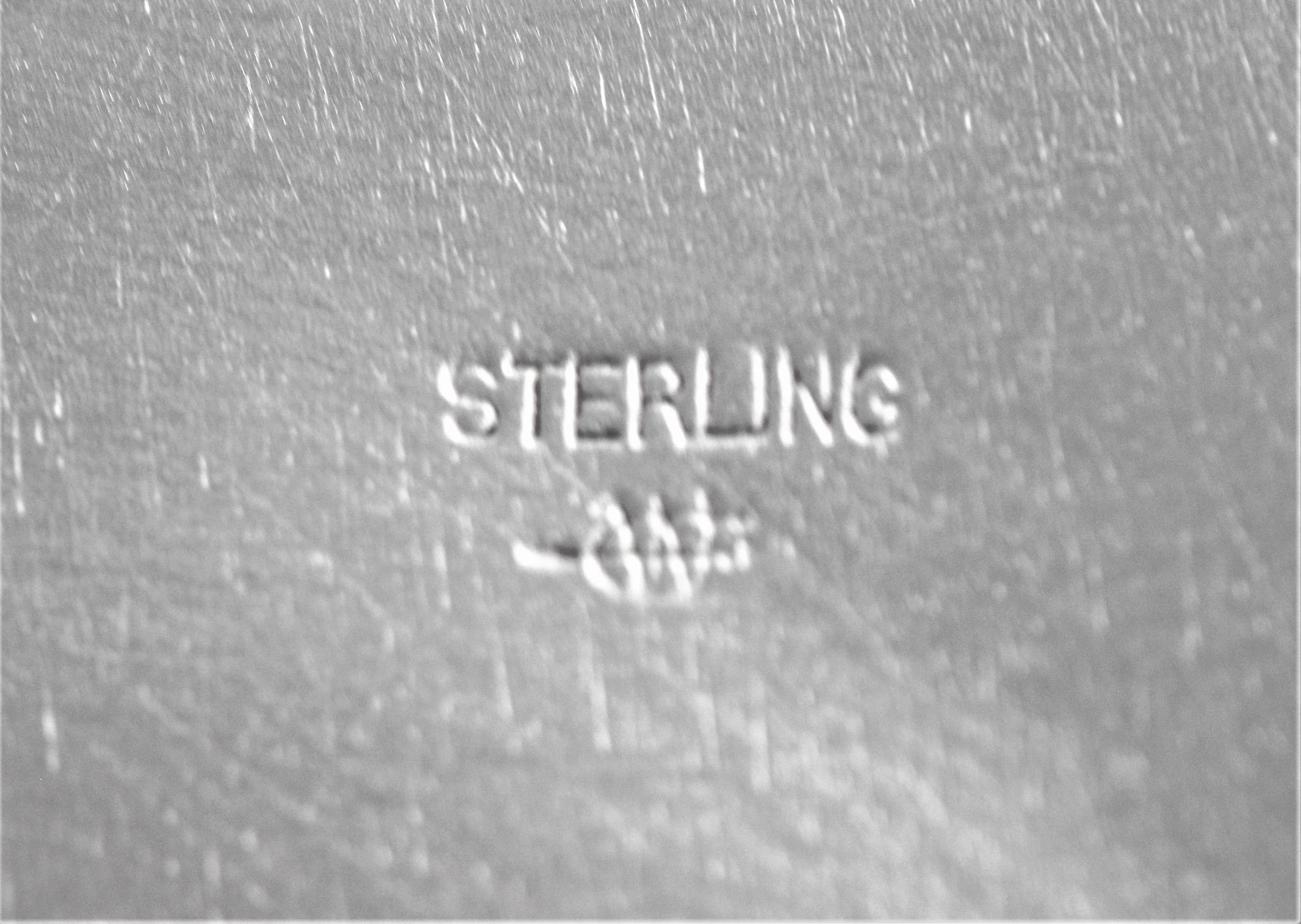 Sterling Silver Sterling Basket For Sale