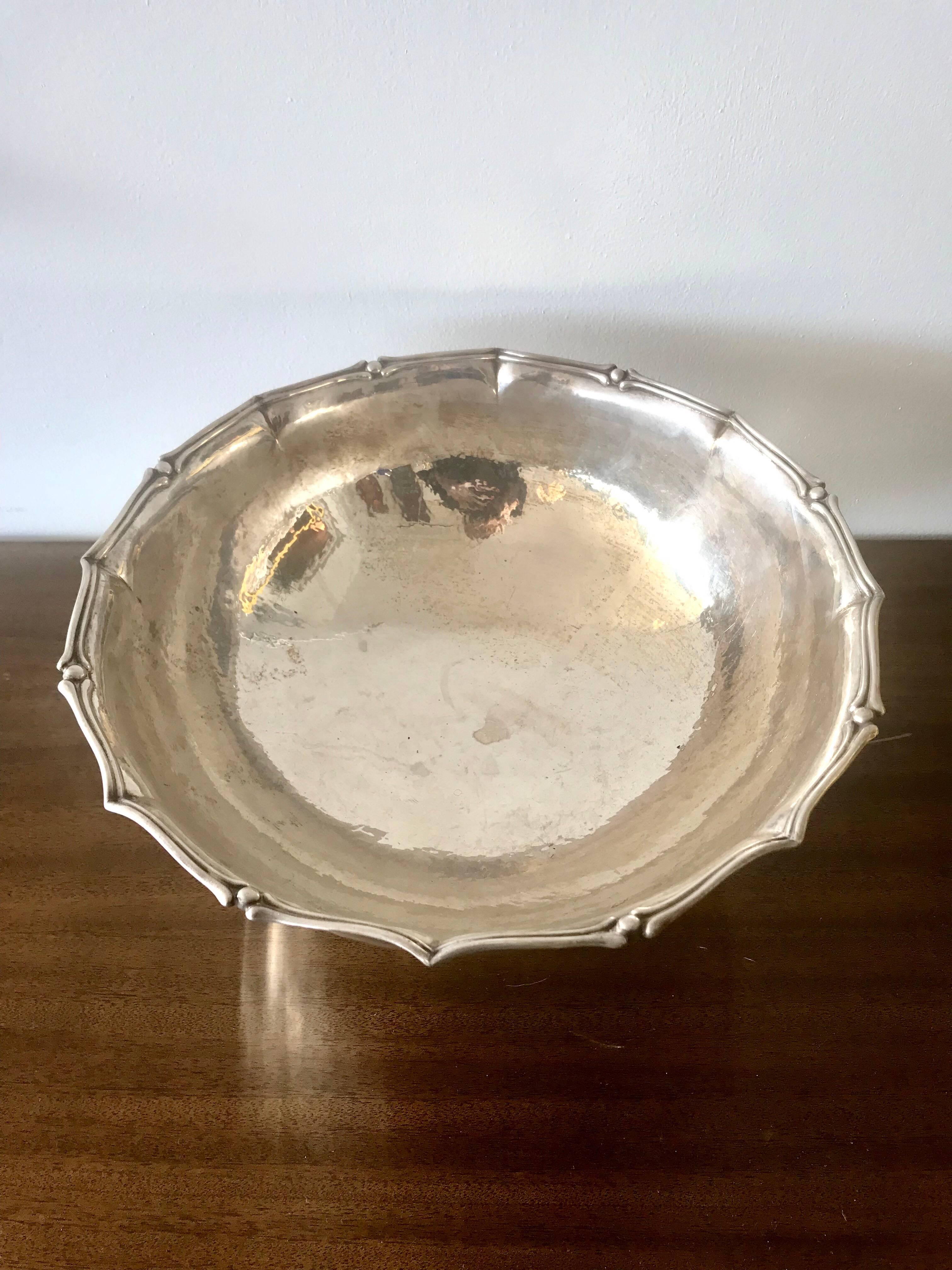 Sterling Bowl by Fischer In Excellent Condition For Sale In St. Louis, MO