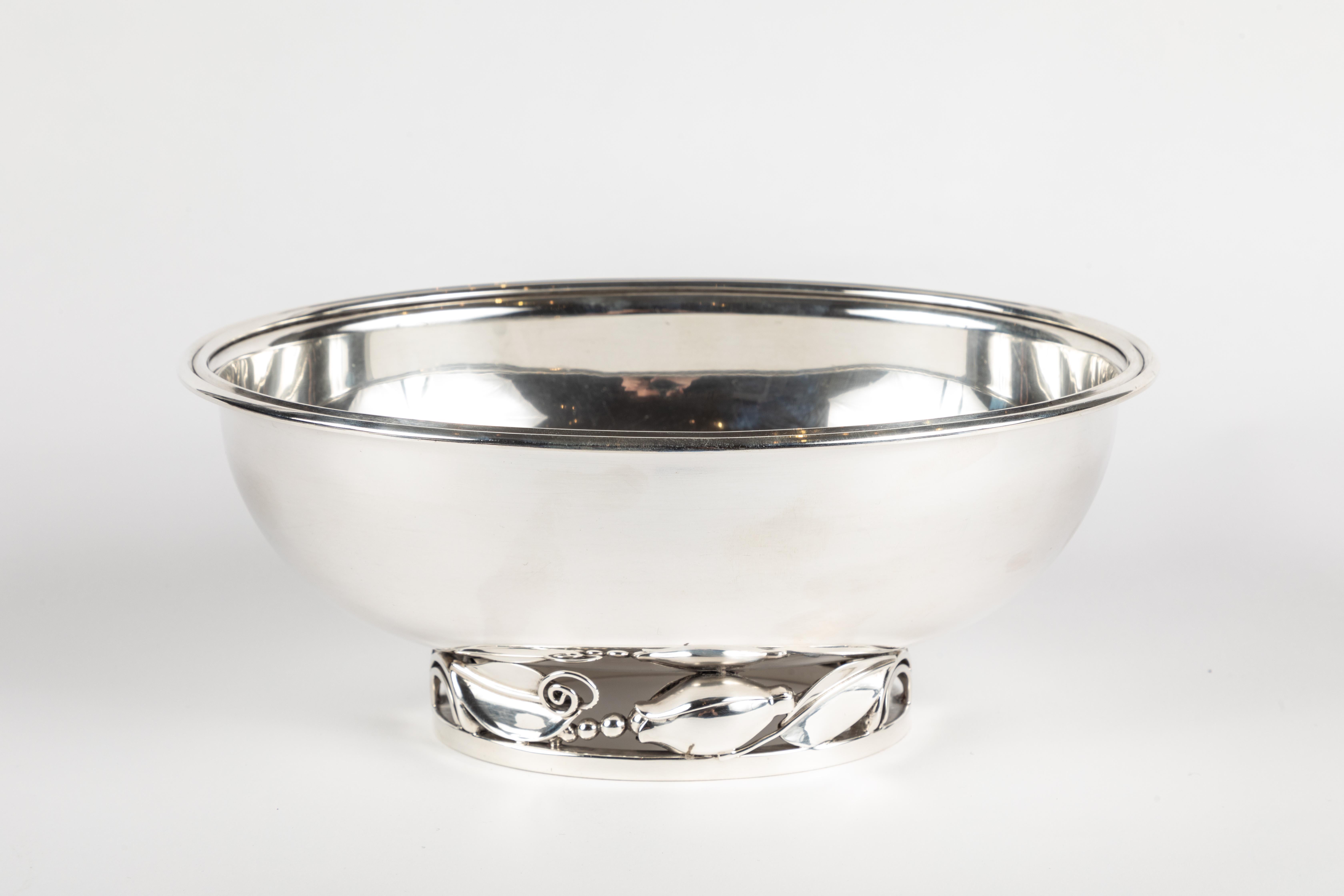 Mid-Century Modern Sterling Bowl by International Silver Designed by Alphonse LaPaglia