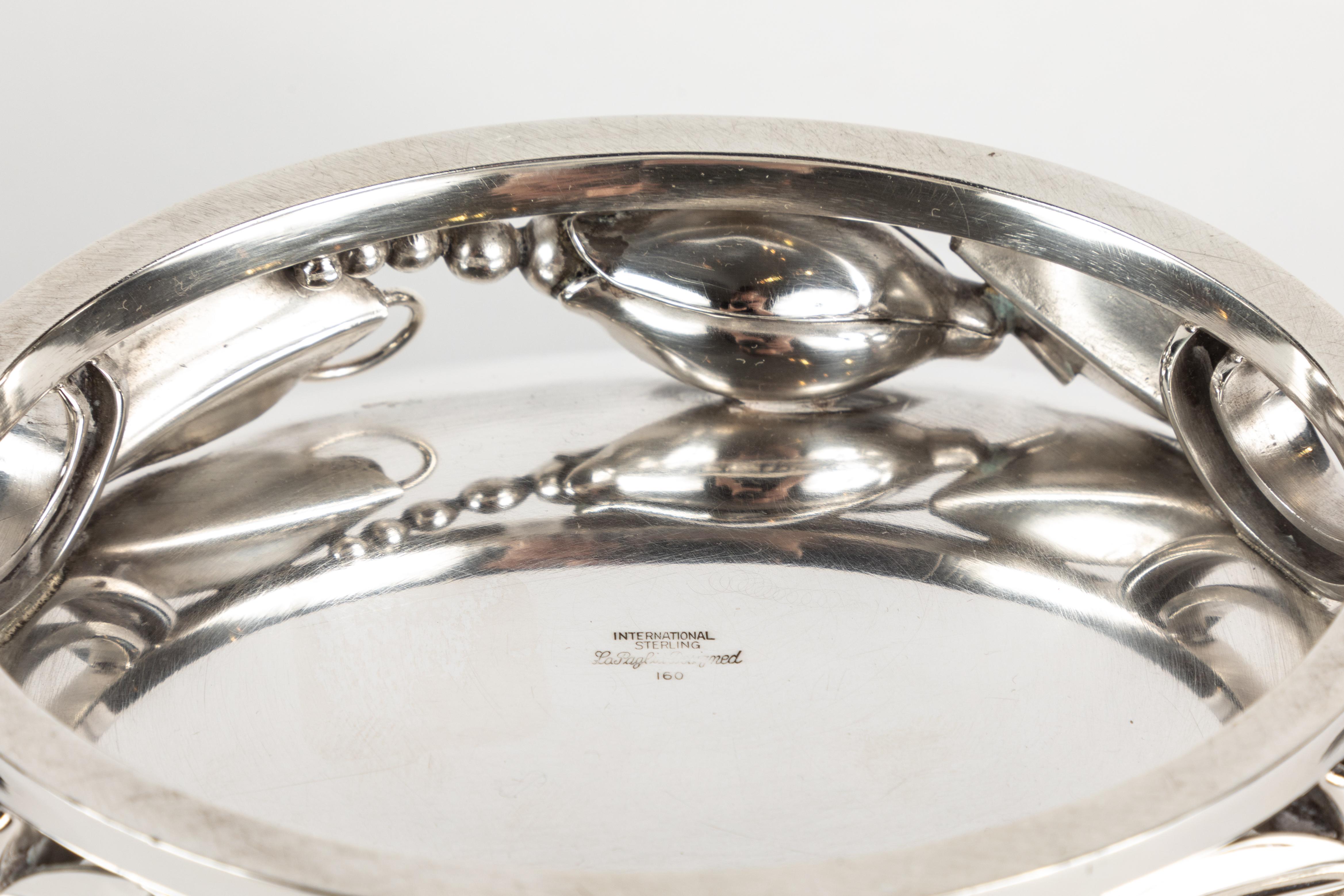 Mid-20th Century Sterling Bowl by International Silver Designed by Alphonse LaPaglia