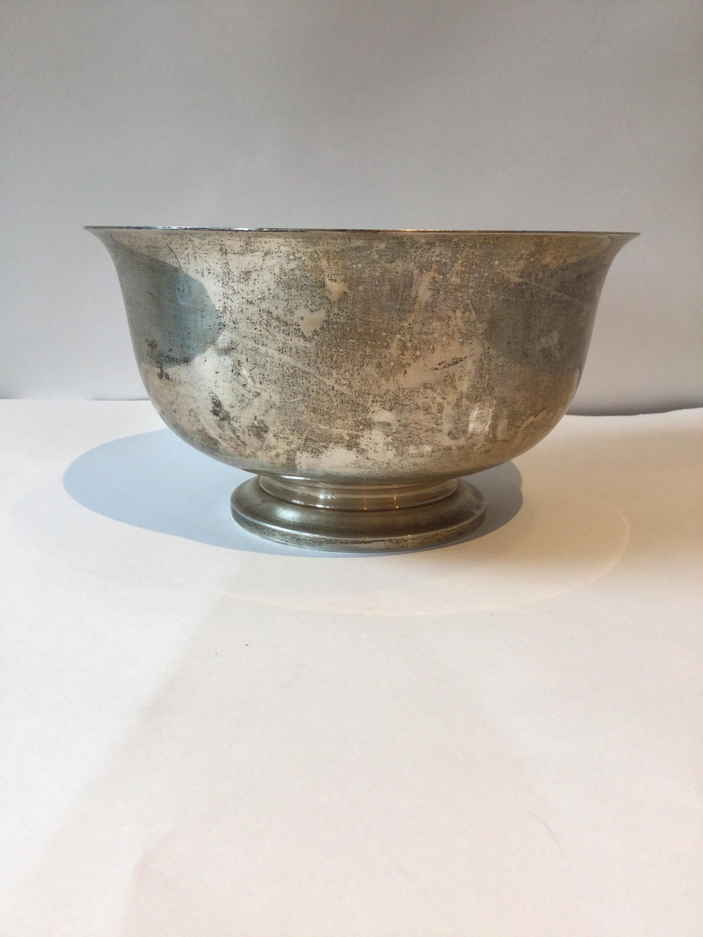 Solid sterling bowl.