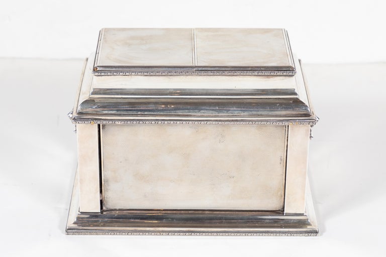 Sterling, circa 925, Mechanical Box For Sale at 1stDibs