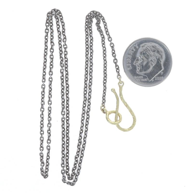 Sterling Cable Chain Necklace 18 1/4