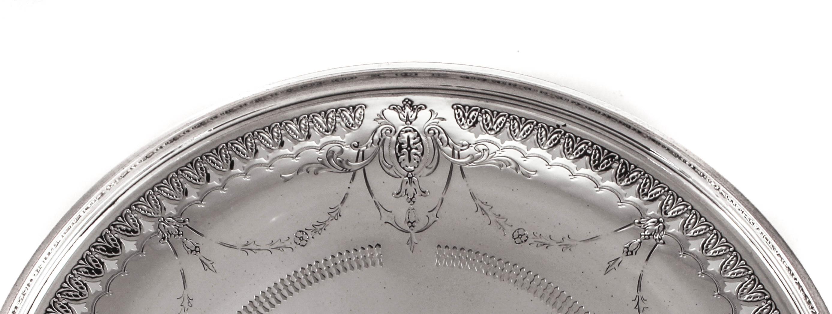 American Sterling Cake Plate