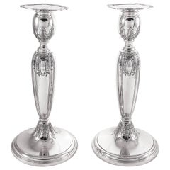 Antique Sterling Candlesticks, 1925