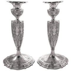 Sterling Candlesticks by Durgin