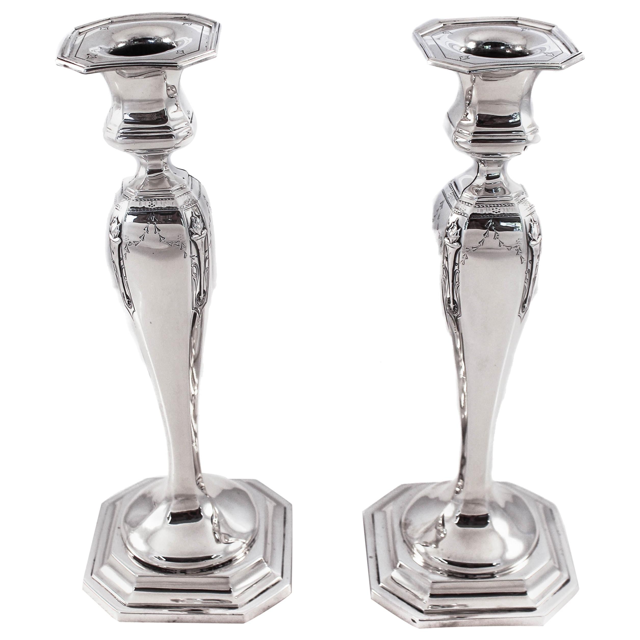 Sterling Candlesticks by Frank Whiting