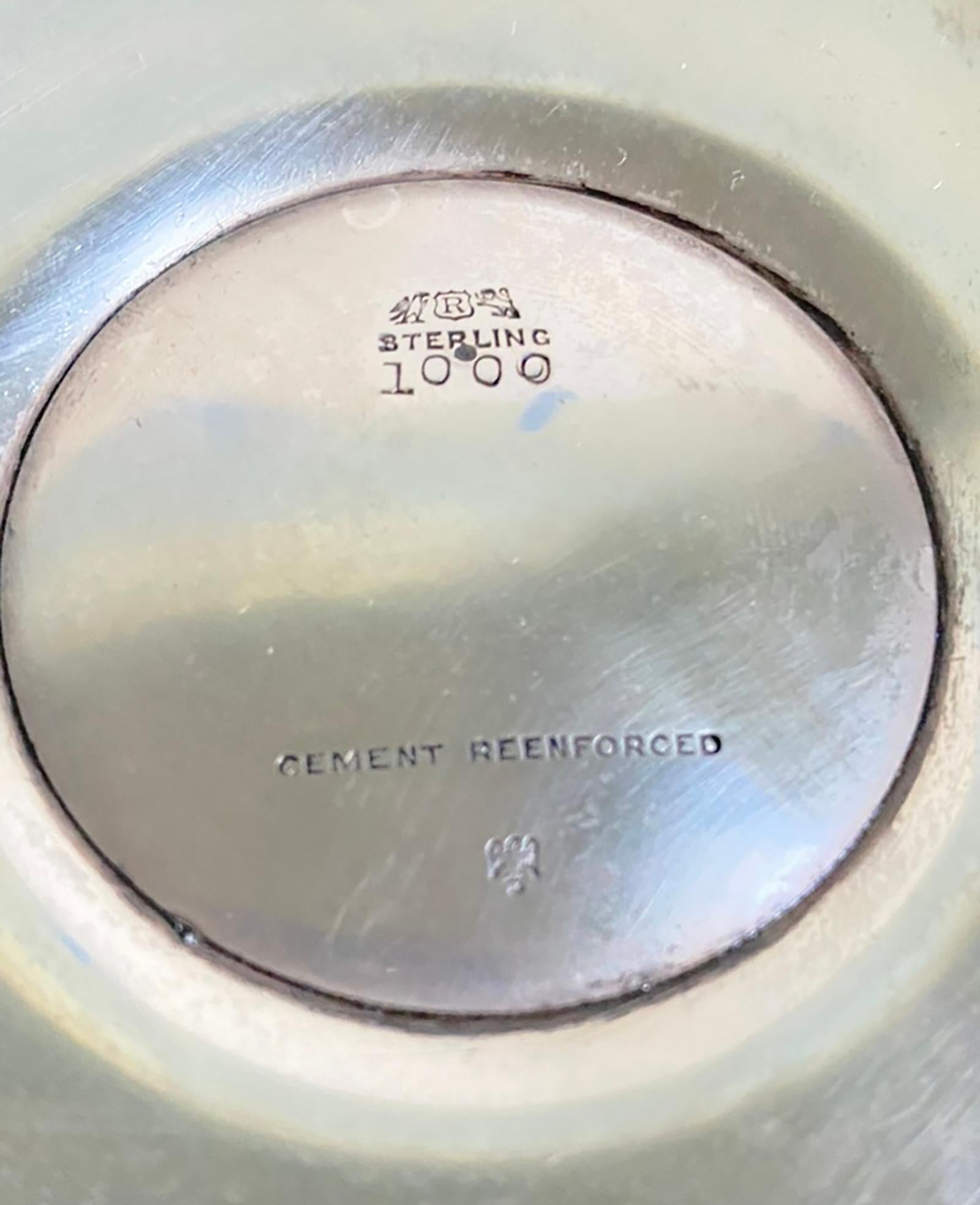 Candelieri in sterlina di Reed & Barton nello stile di Josef Hoffmann c. 1928 7