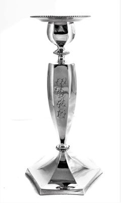 Chandeliers en argent sterling, vers 1901