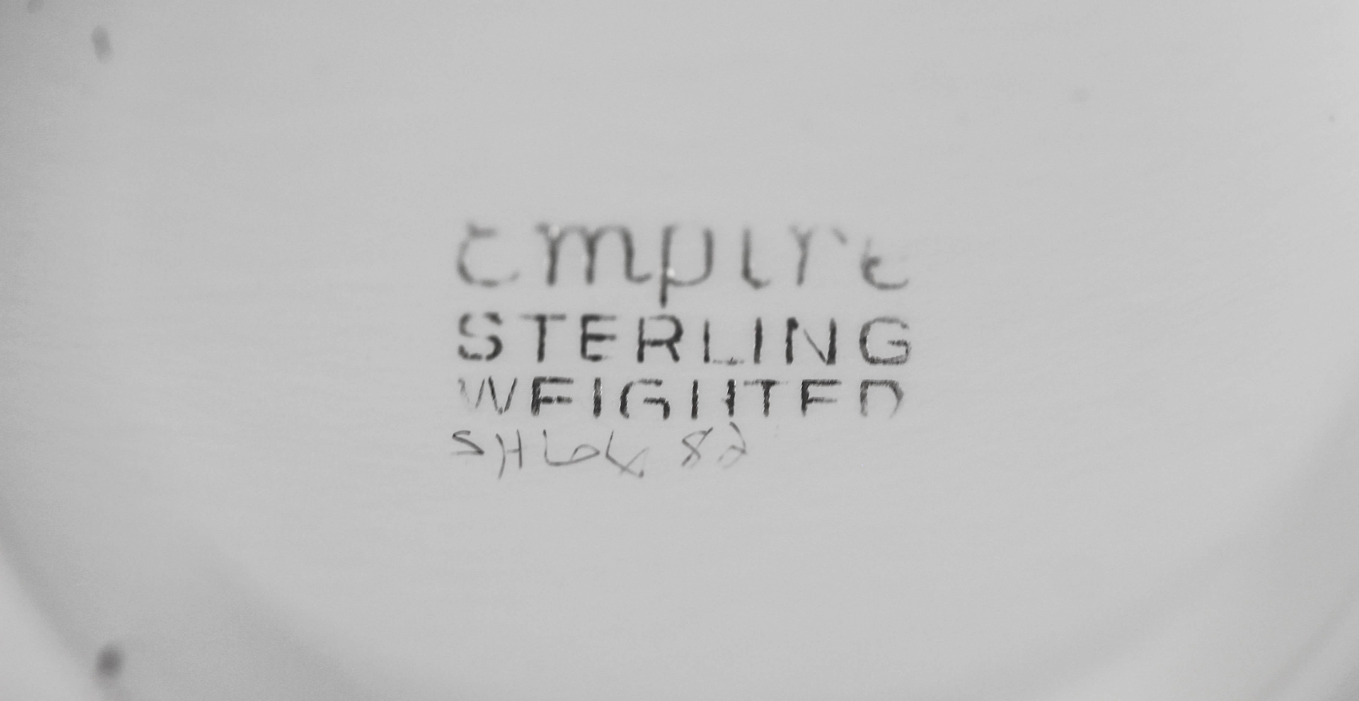 Sterling Silver Sterling Candlesticks For Sale