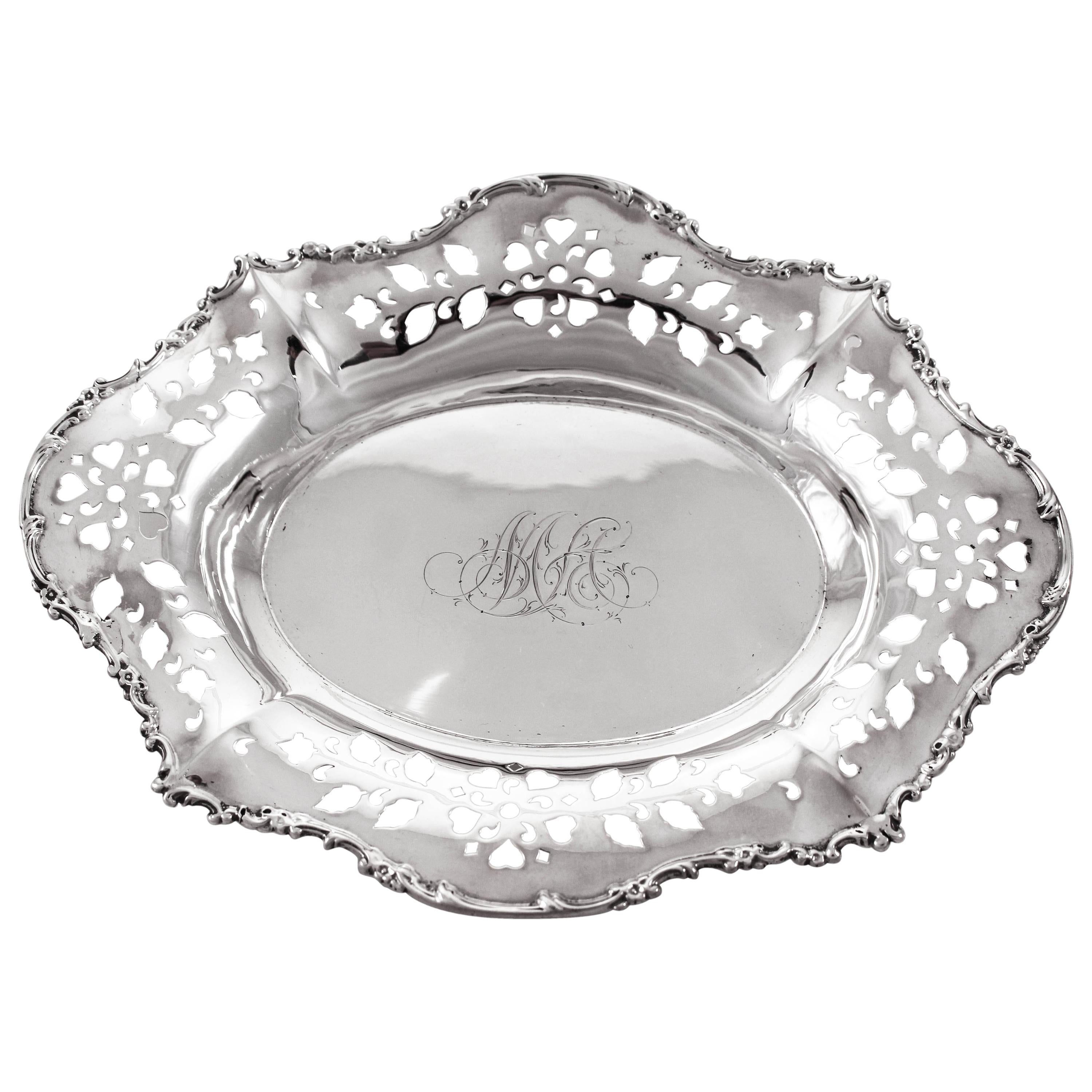 Sterling Midcentury Candy Dish For Sale at 1stDibs