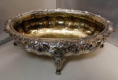 Sterling Centrepiece with Gilded Interior, circa 1900