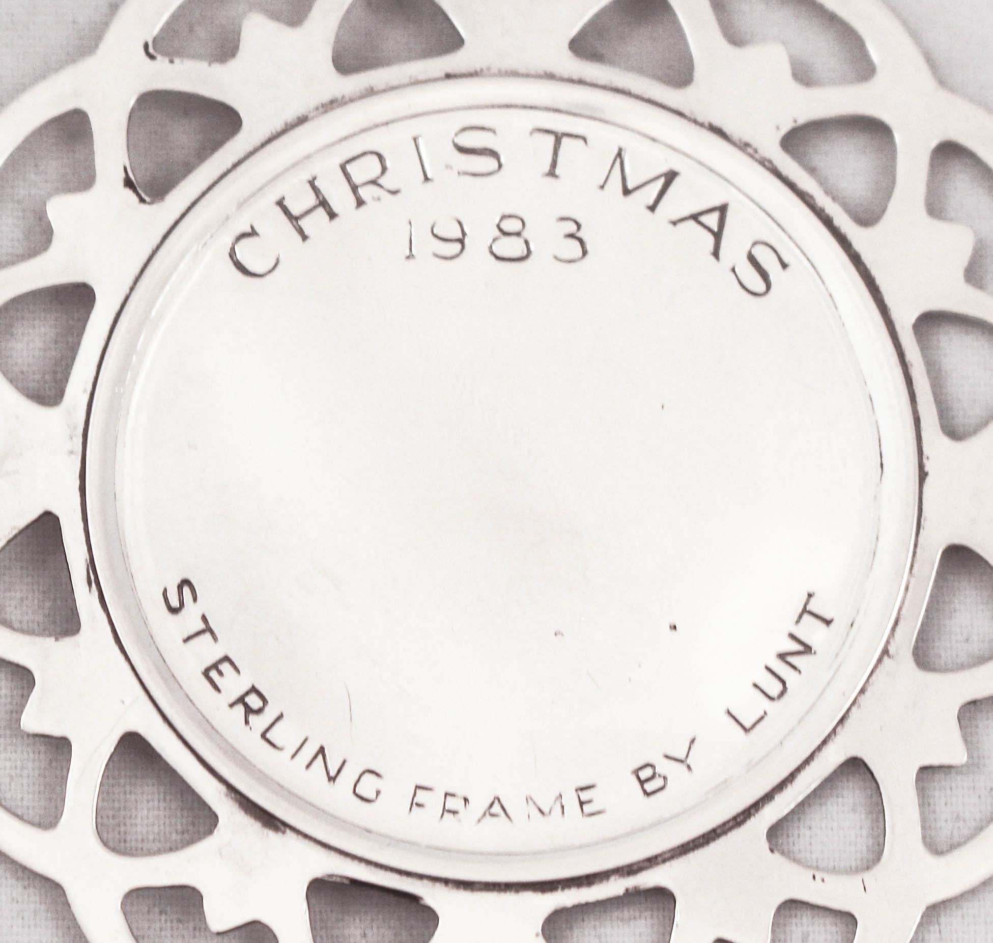 Late 20th Century Sterling Christmas Ornament