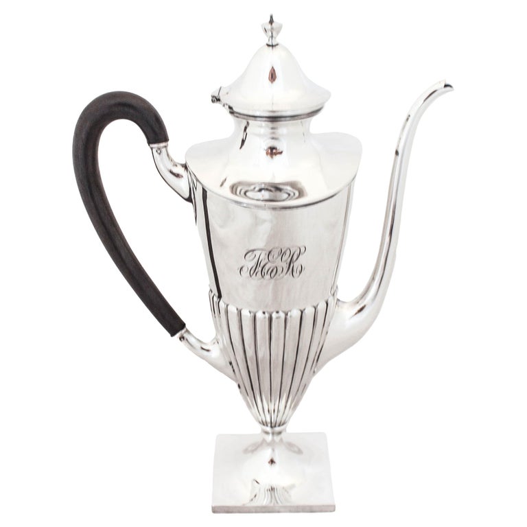 Sterling Coffee/Tea Pot For Sale at 1stDibs