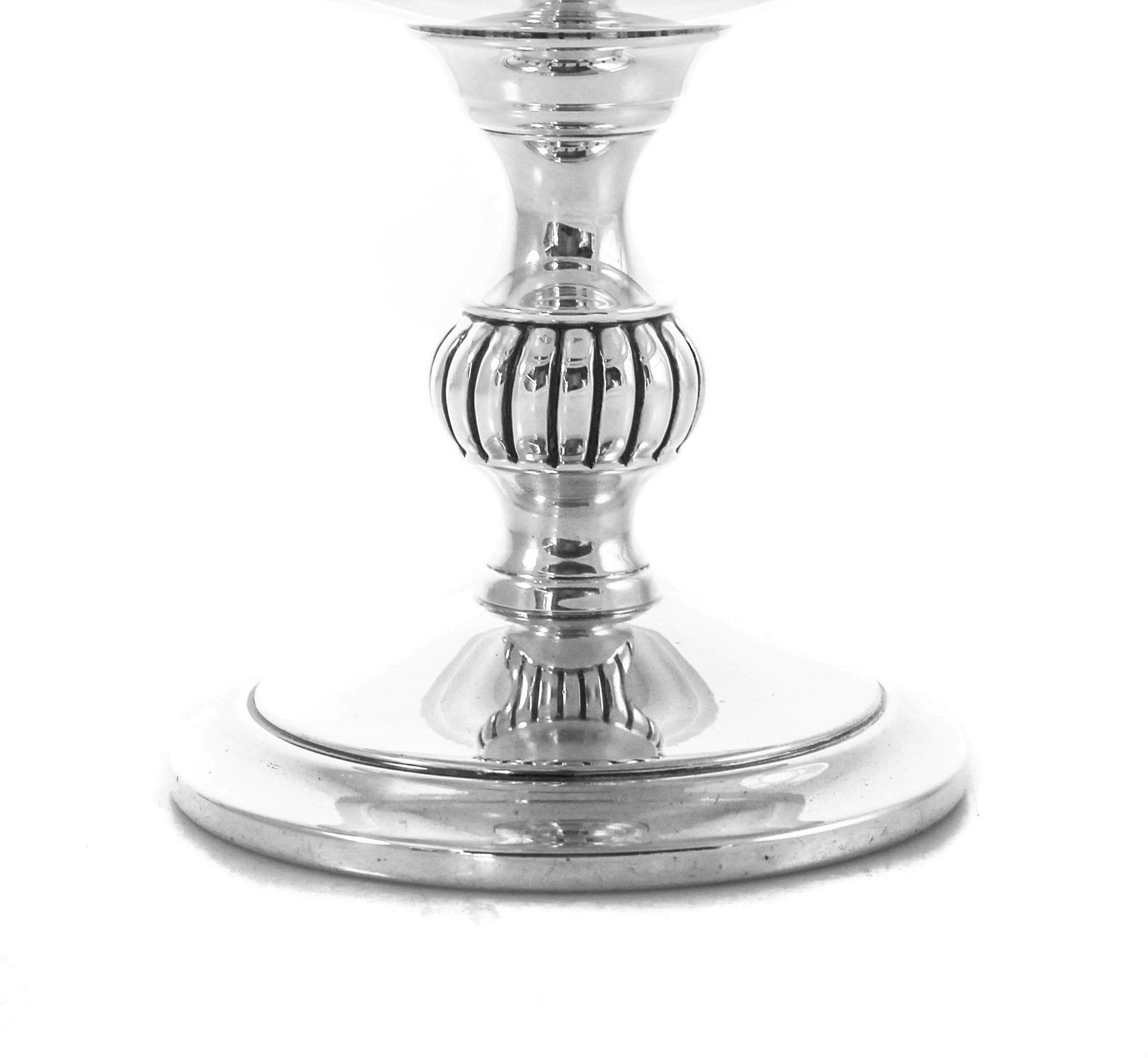 Mid-20th Century Sterling Compote