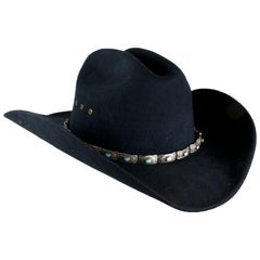 Anneau de chapeau concho en argent sterling