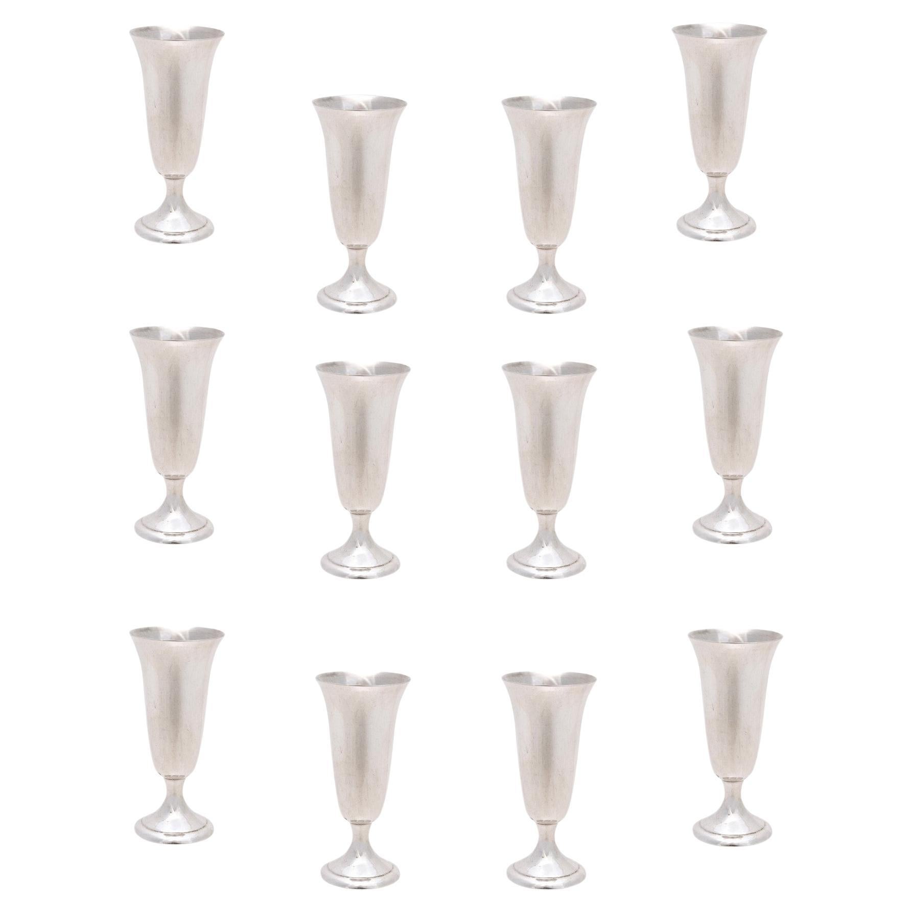 Sterling Cordial Cups by Alvin Co.