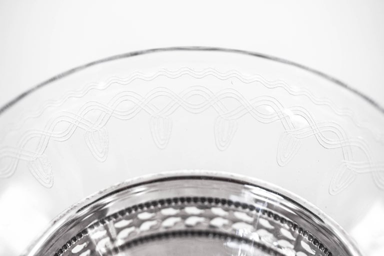 Sterling and Crystal Dessert Cups For Sale at 1stDibs