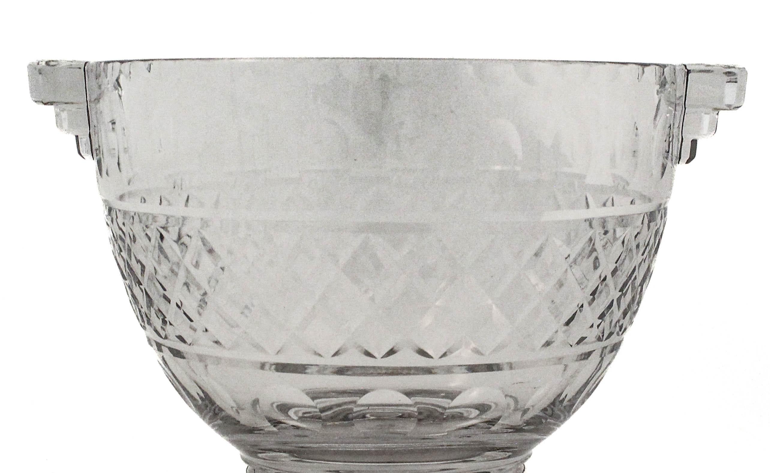 Cubitera de Cristal y Plata Plata esterlina en venta