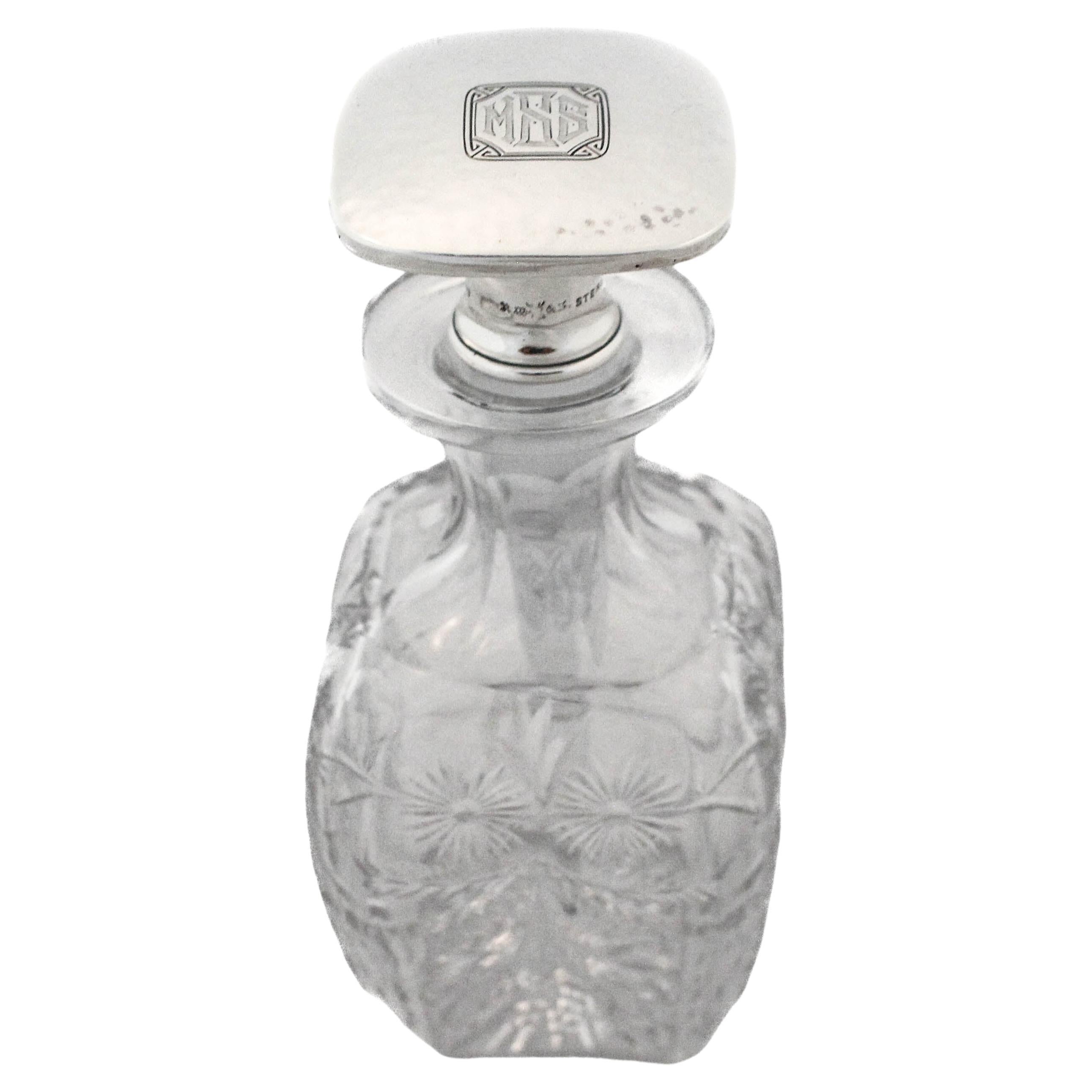 Sterling & Crystal Perfume Bottle