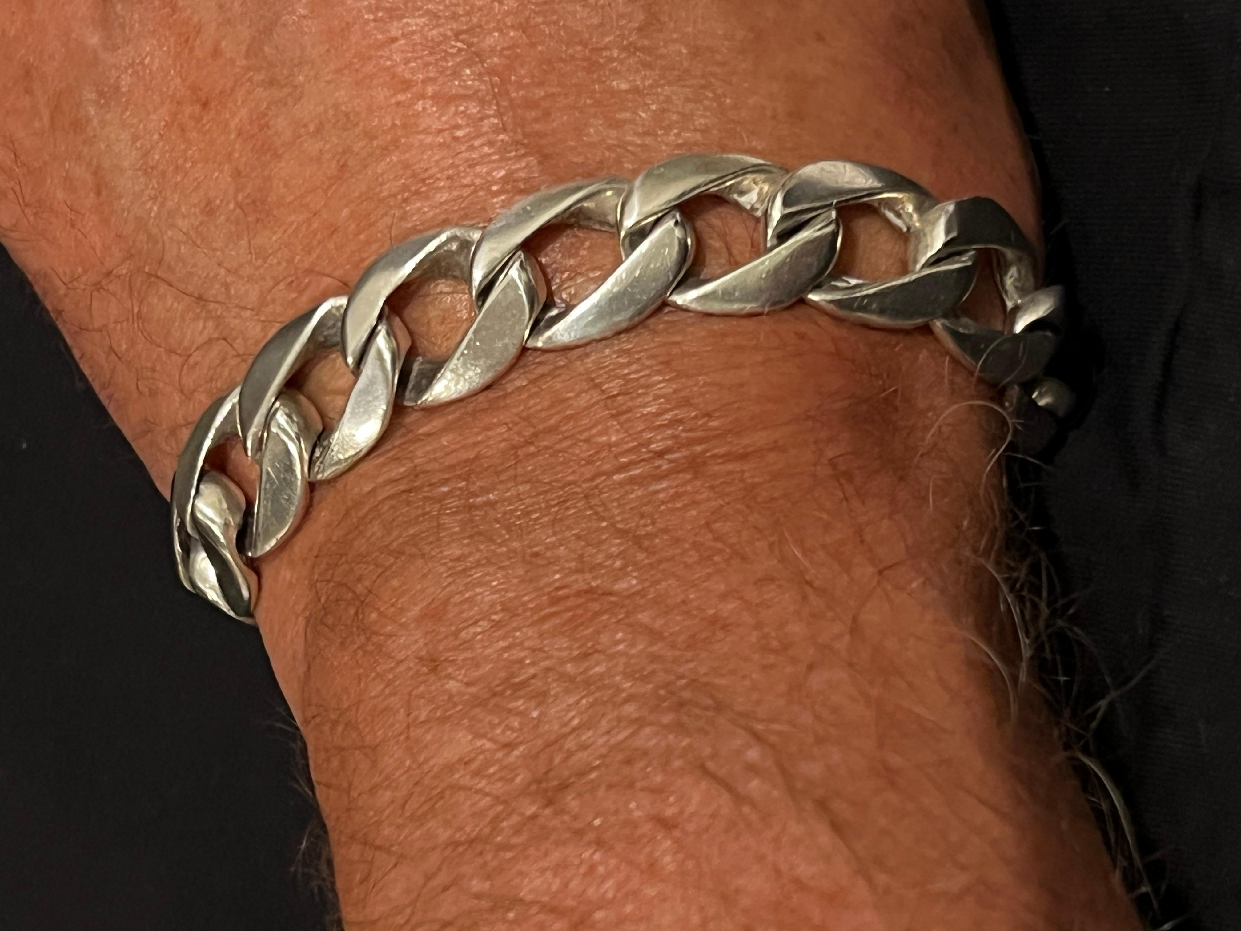 Pulsera de eslabones de acero inoxidable en venta 5