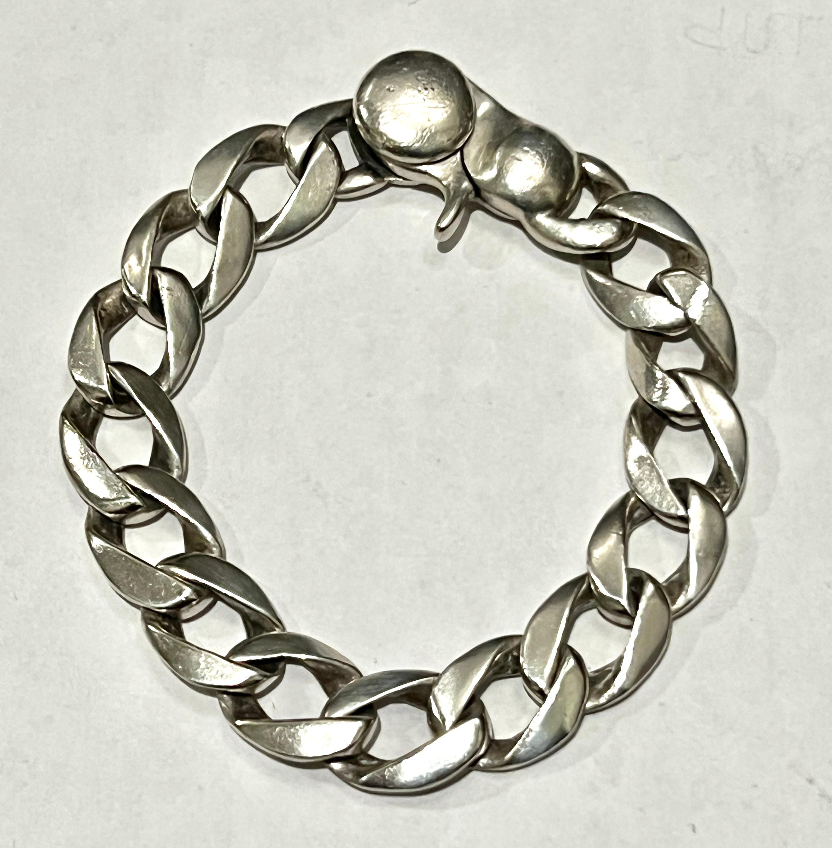 Pulsera de eslabones de acero inoxidable Mexicano en venta