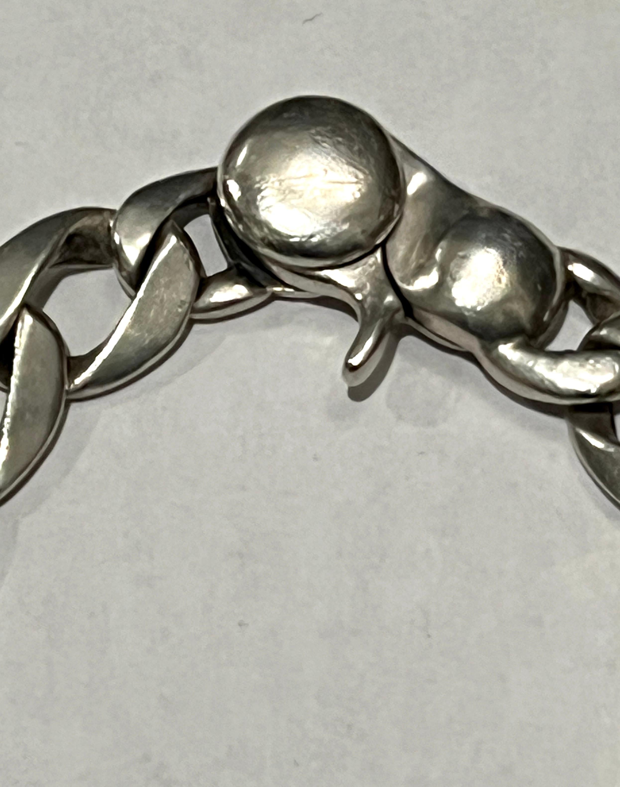 Pulsera de eslabones de acero inoxidable Hecho a mano en venta