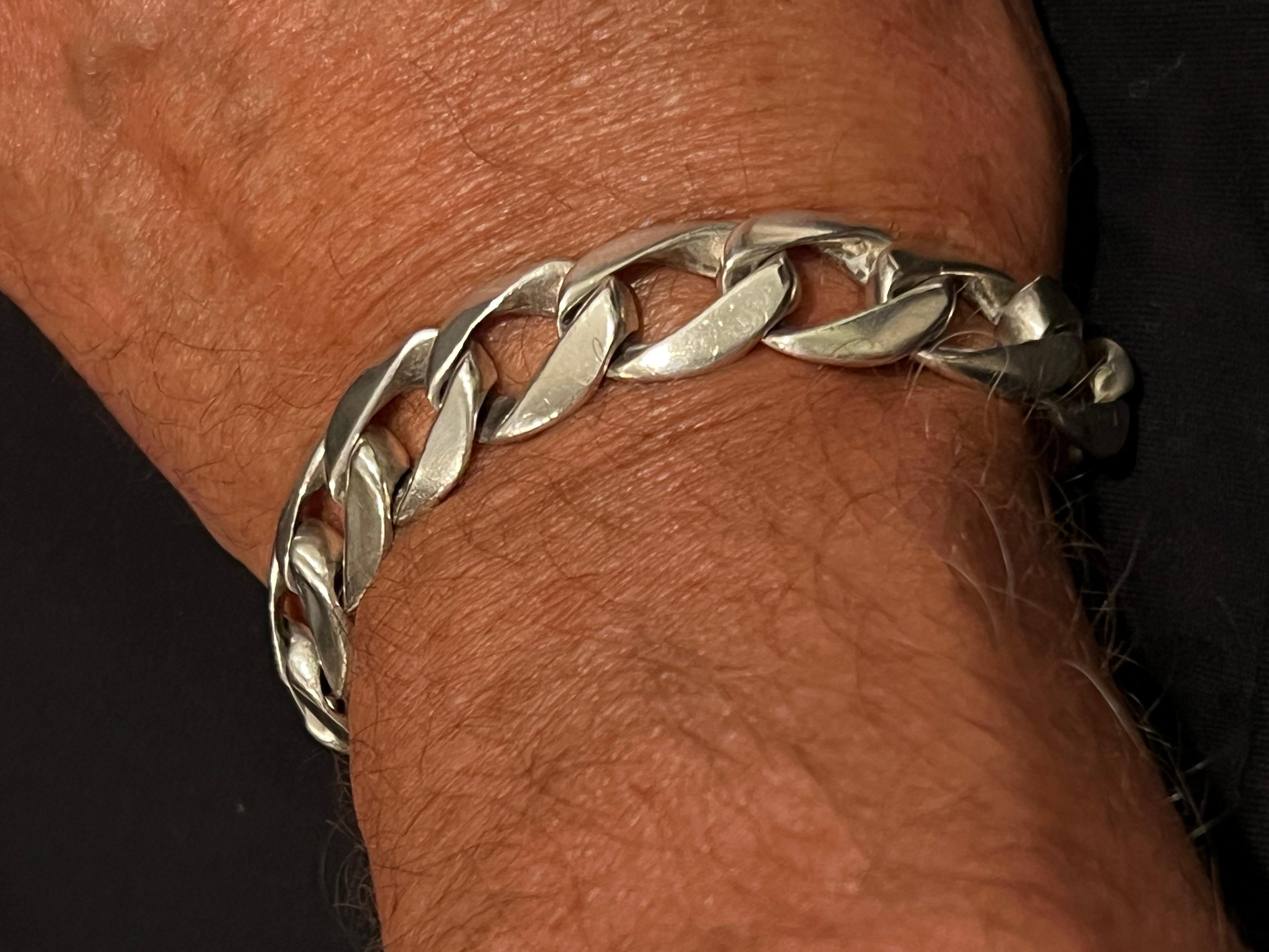 Pulsera de eslabones de acero inoxidable en venta 2