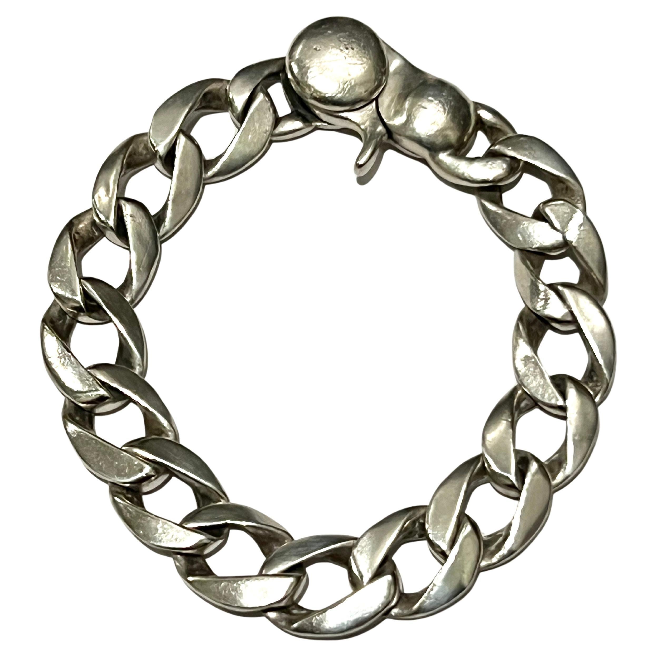 Pulsera de eslabones de acero inoxidable en venta
