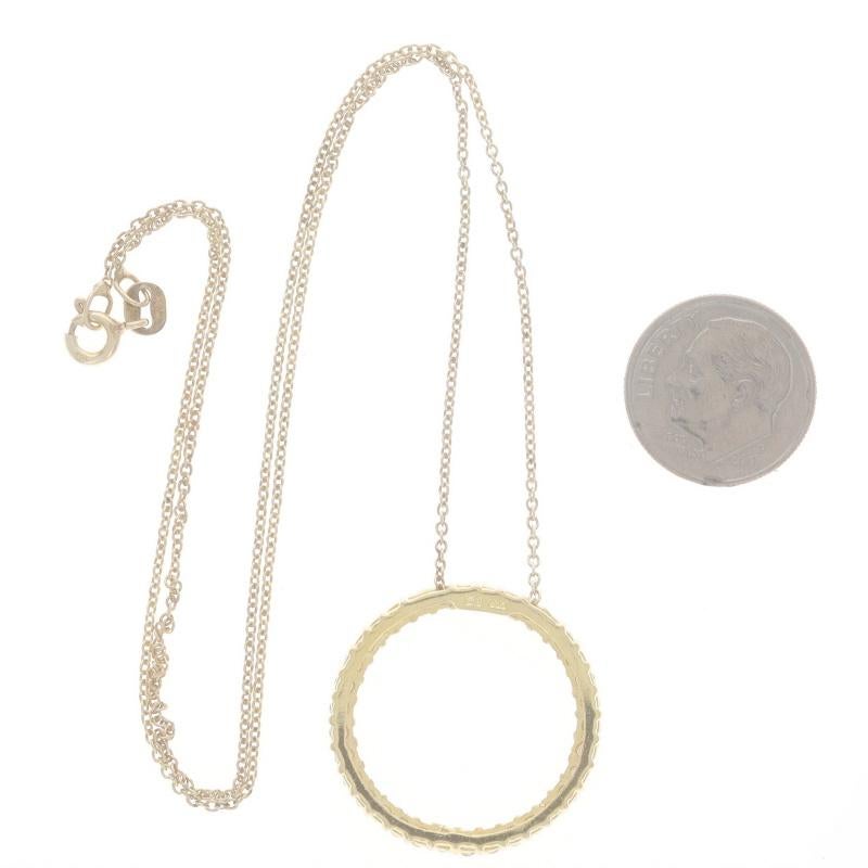 Collier d'éternité en argent sterling 17 3/4