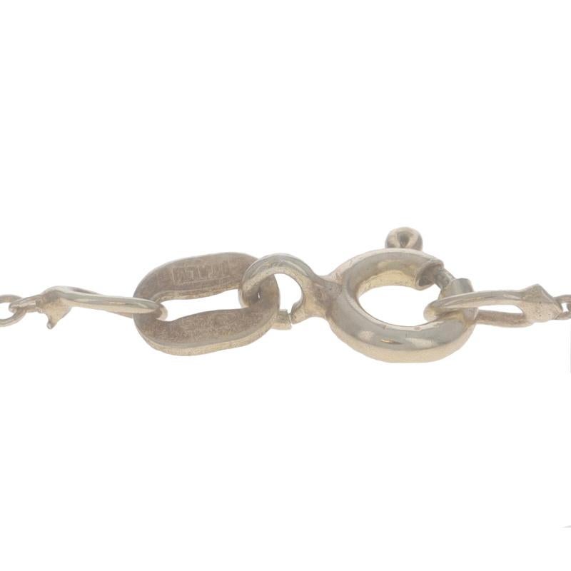 Collier d'éternité en argent sterling 17 3/4