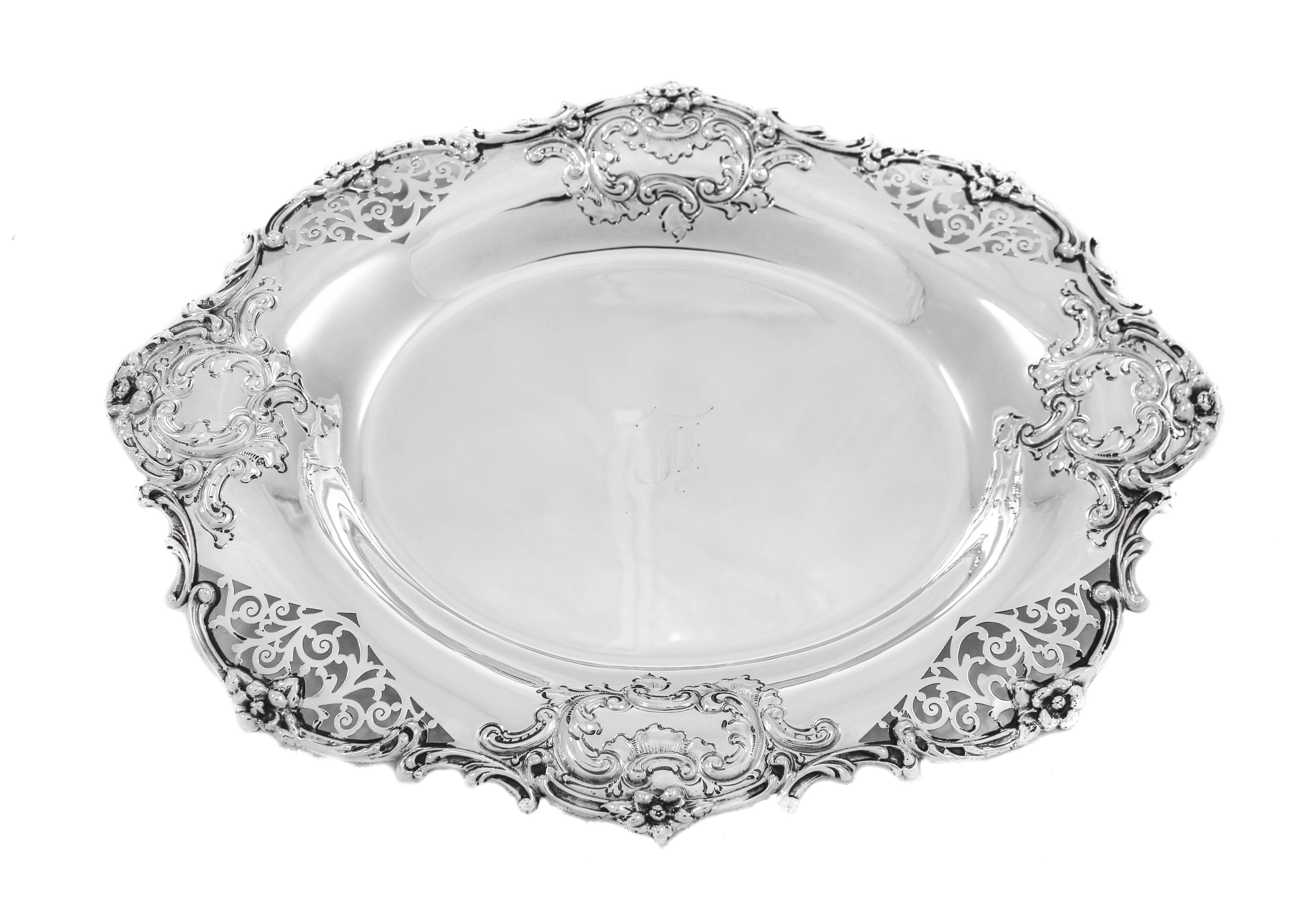 We are proud to offer this sterling silver dish by Dominick and Haff signed 1892. That’s one hundred and twenty nine years ago...Grover Cleveland was elected President over Benjamin Harrison and the Union had only 44 states. A lot has changed since